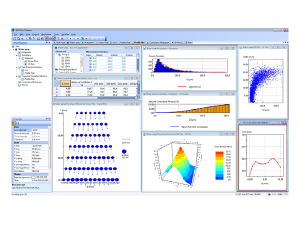 流体激光多普勒测量设备（LDA/PDA）专用软件